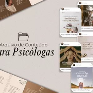 Imagem de capa para o Curso online Arquivo de Conteúdo para Psicólogas