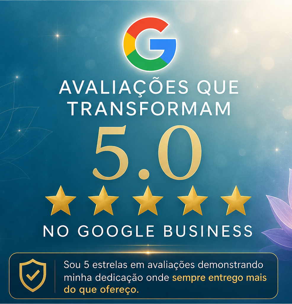⭐ 5 estrelas no Google Business