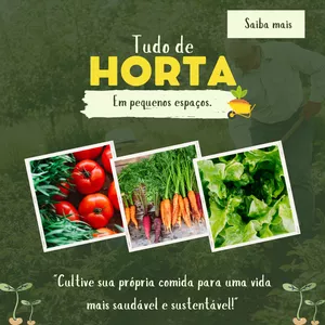 Imagem de capa para o Ebook PROMOÇÃO: Horta Orgânica em Casa
