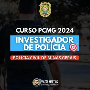 Imagem de capa para o Curso online Curso PCMG - Investigador de Polícia 2024