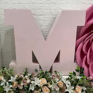 Imagem de capa para o Ebook Letra M Moldes de Letra M Para Imprimir Como Fazer A letra m de papelão grande 3D para decoração de festa