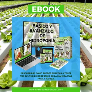 Imagen de portada para Ebook EBOOK CURSO COMPLETO DE HIDROPONIA