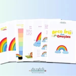 Imagem de capa para o Ebook Arco Íris das Emoções 