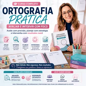 Imagem do curso Ortografia Prática — Avaliar e Intervir com Foco 