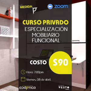 Imagen de portada para Curso online ESPECIALIZACIÓN MOBILIARIO MULTIFUNCIONAL