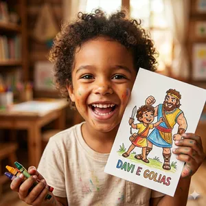 Imagem de capa para o Ebook Coleção Bíblia Kids para Colorir
