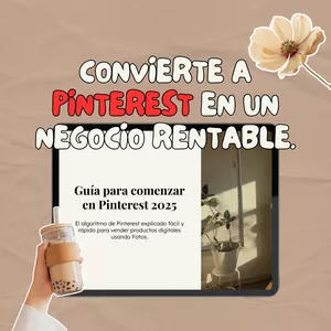 Imagen de portada para Ebook GUÍA PARA COMENZAR EN PINTEREST 2025 (CON DERECHOS DE REVENTA)