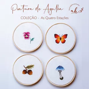 Imagem de capa para o Ebook RISCOS GUIADOS PARA BORDAR - Coleção As Quatro Estações