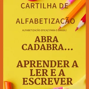 Imagem do curso Cartilha de Alfabetização - ABRA CADABRA... APRENDER A LER  E ESCREVER