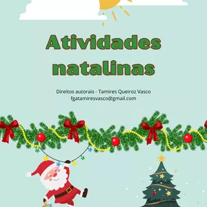 Imagem de capa para o Ebook Atividades de natal