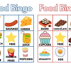 Cover image for Online course Bingo dos alimentos em Inglês - Food Bingo