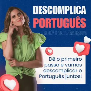Imagem de capa para o Curso online Descomplica Português 