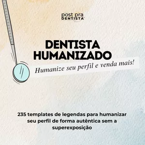 Imagem de capa para o Curso online Dentista Humanizado: Templates Legendas