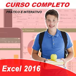 Imagem de capa para o Curso online Curso Completo de Excel 2016