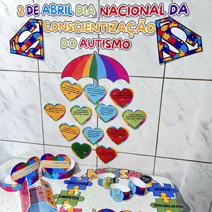 Imagem de capa para o Ebook 💙♾️ KIT DIA DO AUTISMO 🌍✨