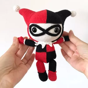 Imagen de portada para Ebook Patron Amigurumi Harley Quinn