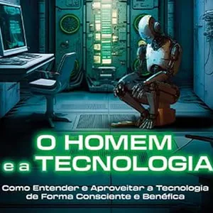 Imagem de capa para o Ebook Explorando as Fronteiras da Tecnologia e Humanidade: Uma Jornada com “O Homem e a Tecnologia”