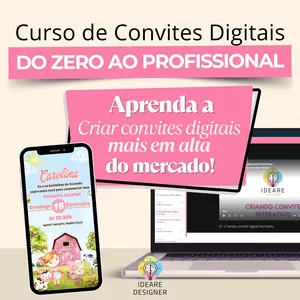 Imagem de capa para o Curso online Curso de convite digital do zero ao profissional