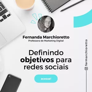 Imagem de capa para o Curso online Definindo Objetivos Para Redes Sociais