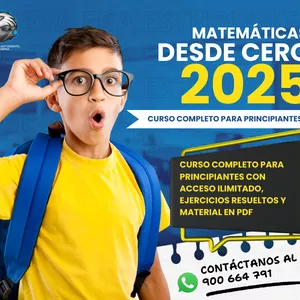 Imagen de portada para Curso online Matemáticas Desde Cero – Curso Completo para Principiantes