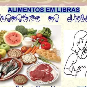 Imagem de capa para o Ebook ALIMENTOS EM LIBRAS