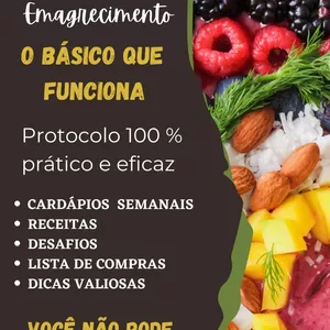 Imagem de capa para o Ebook E-book de emagrecimento - O básico que funciona!