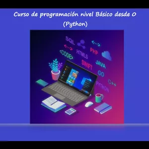 Imagen de portada para Ebook Curso de programación nivel Básico desde 0 (Python) 