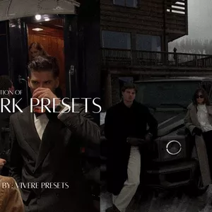 Imagem de capa para o Ebook Vivere Presets | Dark Elegant