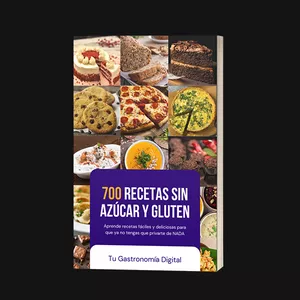 Imagen de portada para Curso online 700 RECETAS SIN AZÚCAR Y GLUTEN