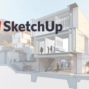 Imagen de portada para Curso online Sketchup desde Cero: Convierte Ideas 2D a Representaciones 3D