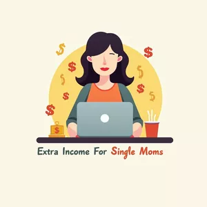 Imagem de capa para o Ebook E-book de como mães solteiras podem fazer uma renda extra sem sair de casa 