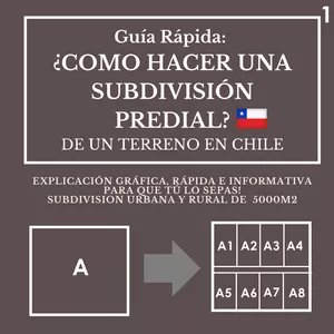 Imagen de portada para Ebook ¿CÓMO HACER UNA SUBDIVISIÓN PREDIAL EN CHILE?