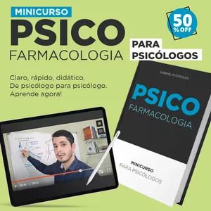 Imagem do curso MINICURSO PSICOFARMACOLOGIA PARA PSICÓLOGOS