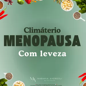 Imagem de capa para o Ebook Climatério e Menopausa com Leveza
