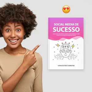 Imagem de capa para o Ebook Social Media de Sucesso