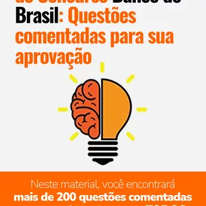 Imagem de capa para o Ebook Questões comentadas de Matemática para o Concurso Banco do Brasil