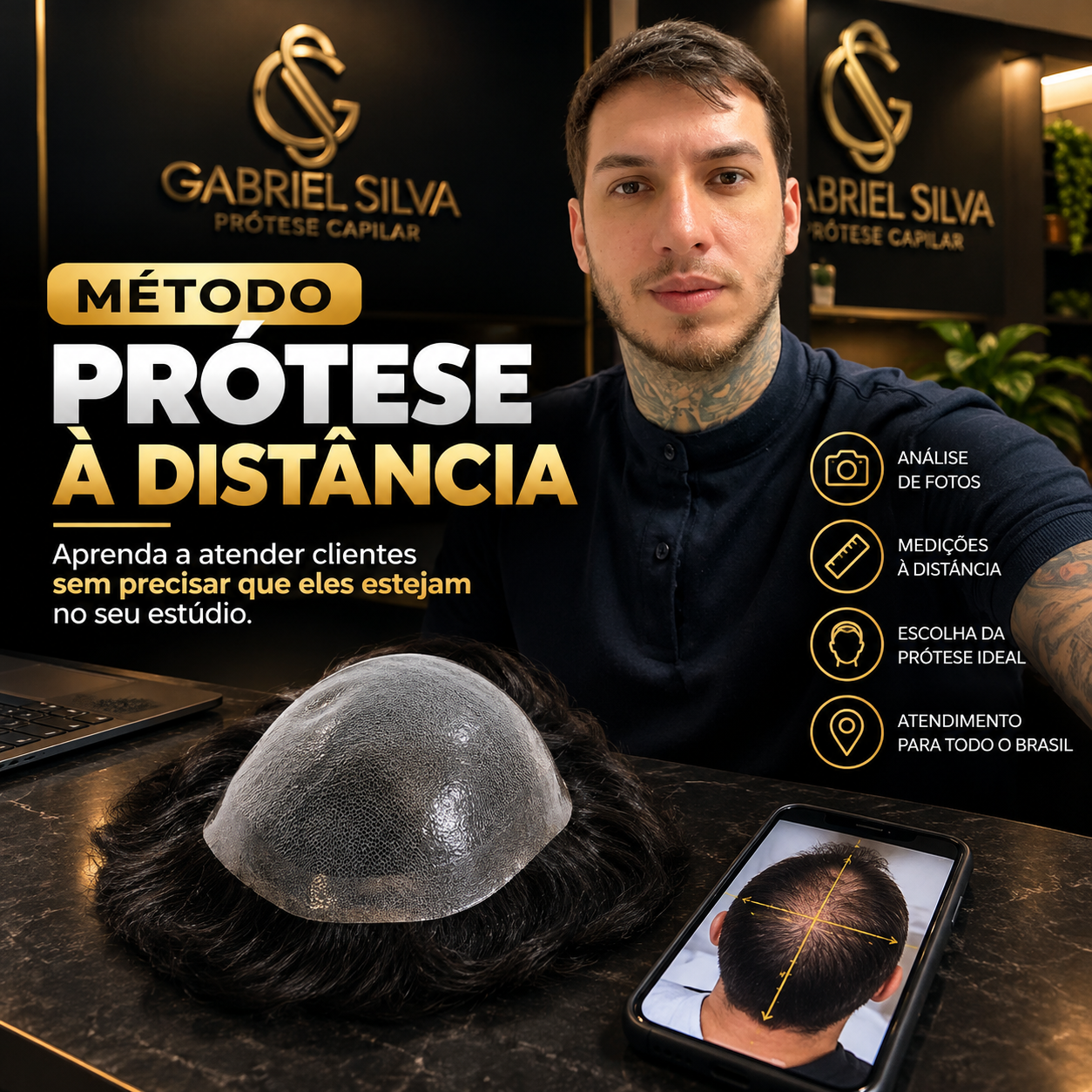 Imagem do curso Método de Prótese Capilar à Distância: Atenda Seus Clientes Remotamente