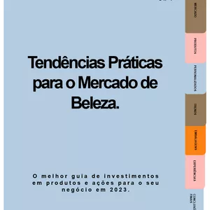 Imagem de capa para o Ebook Tendências Práticas para o Mercado de Beleza
