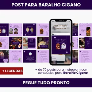 PACK BARALHO CIGANO MINIMALISTA por Creative Packs Arts