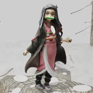 Cover image for Online course 3D Scan of a figure of Nezuko Kamado from Kimetsu No Yaiba (Demon Slayer).