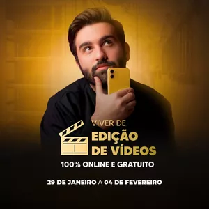 Imagem de capa para o Curso online Viver de Edição de Vídeos