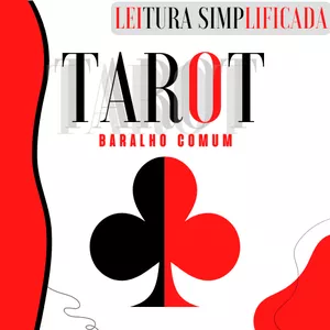 Imagem de capa para o Ebook Leitura simplificada Tarô (Baralho comum)