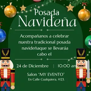 Imagen de portada para Ebook Invitación Para Posada Navideña