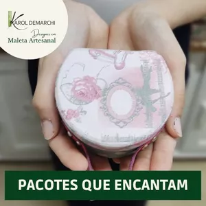 Imagem de capa para o Curso online Pacotes que encantam - Cartonagem