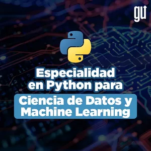 Imagen de portada para Curso online Especialidad en Python para Ciencia de Datos y Machine Learning