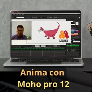 Imagen de portada para Curso online Domina la Magia de la Animación con el curso de Moho Pro 12
