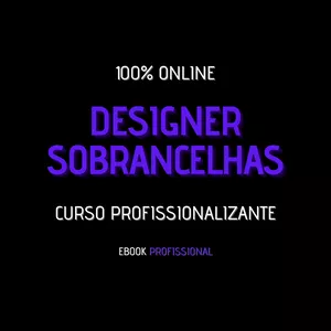 Imagem de capa para o Ebook Curso profissionalizante | DESIGNER DESENHO SOBRANCELHAS