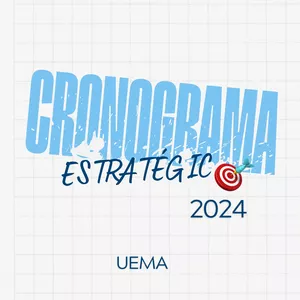 Imagem de capa para o Ebook cronograma estratégico UEMA 2024