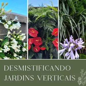 Imagem de capa para o Curso online Curso de Jardim Vertical- Desmistificando Jardins Verticais