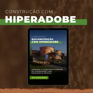 Imagem de capa para o Ebook E-Book | Bioconstrução Com Hiperadobe